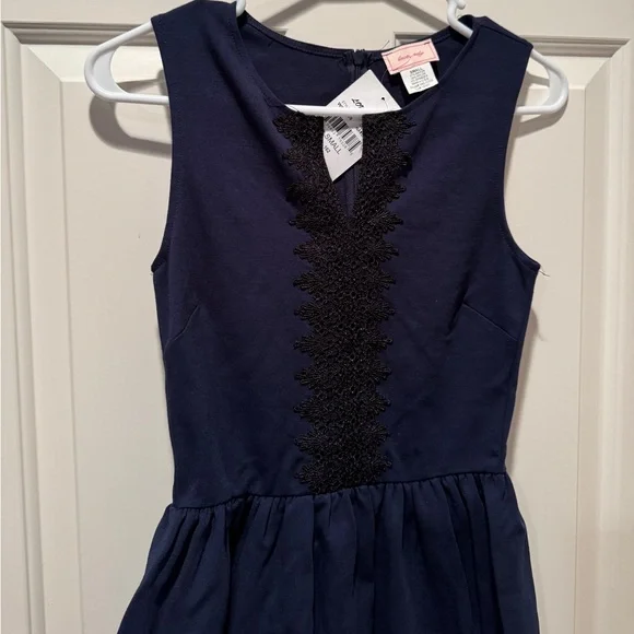NWT Love Ady Navy Skater Dress - Picture 3 of 6